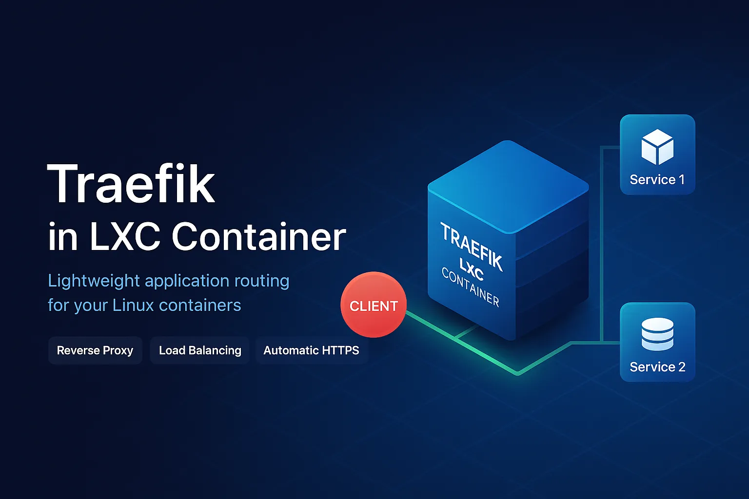 Running Traefik in an LXC Container (Part 1): Lightweight Reverse Proxy on Proxmox