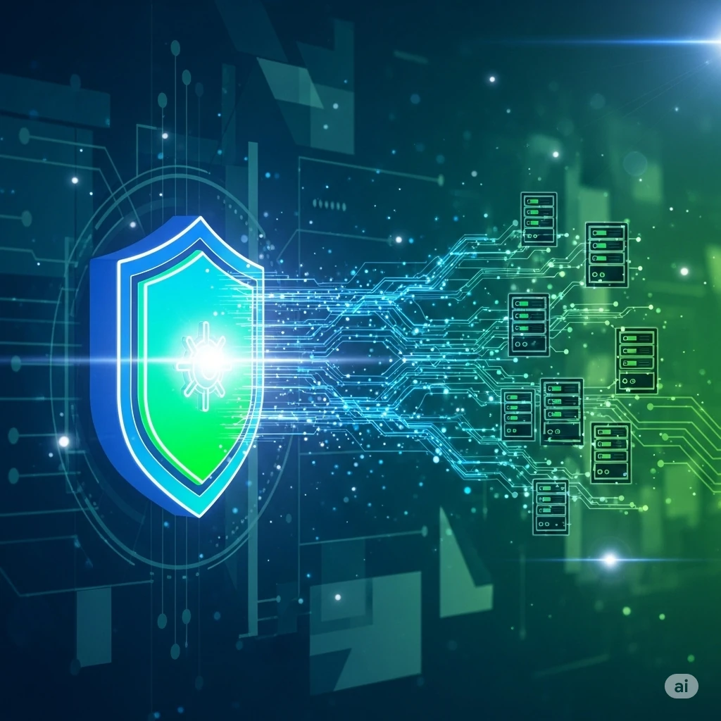 Proxmox Backup and Restore concept with a security shield