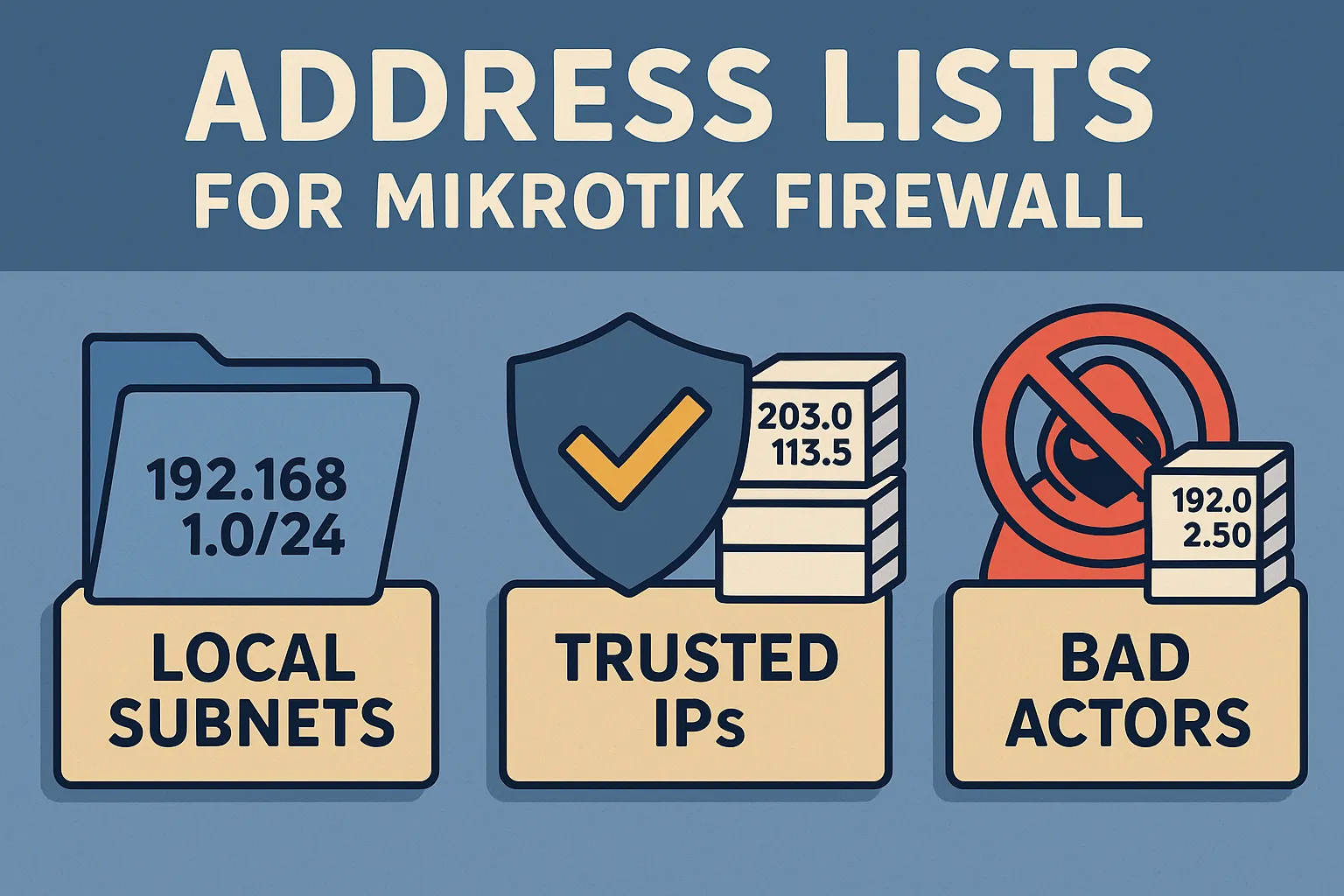 Address Lists for Humans (and Hackers) MikroTik